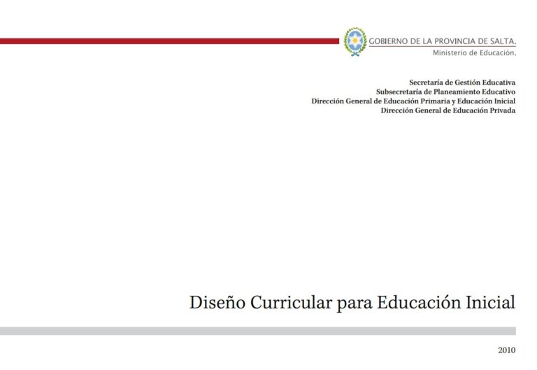 Dise Os Curriculares Nivel Inicial Portal Docente