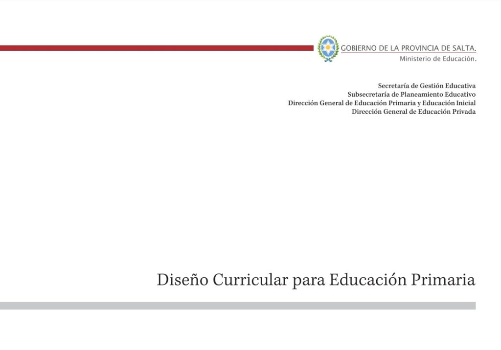 Diseño Curricular de Primaria Portal Docente